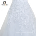 China taobao beach white European lace bride bridal gown cathedral mermaid gown luxury muslim plus size sexy wedding dress